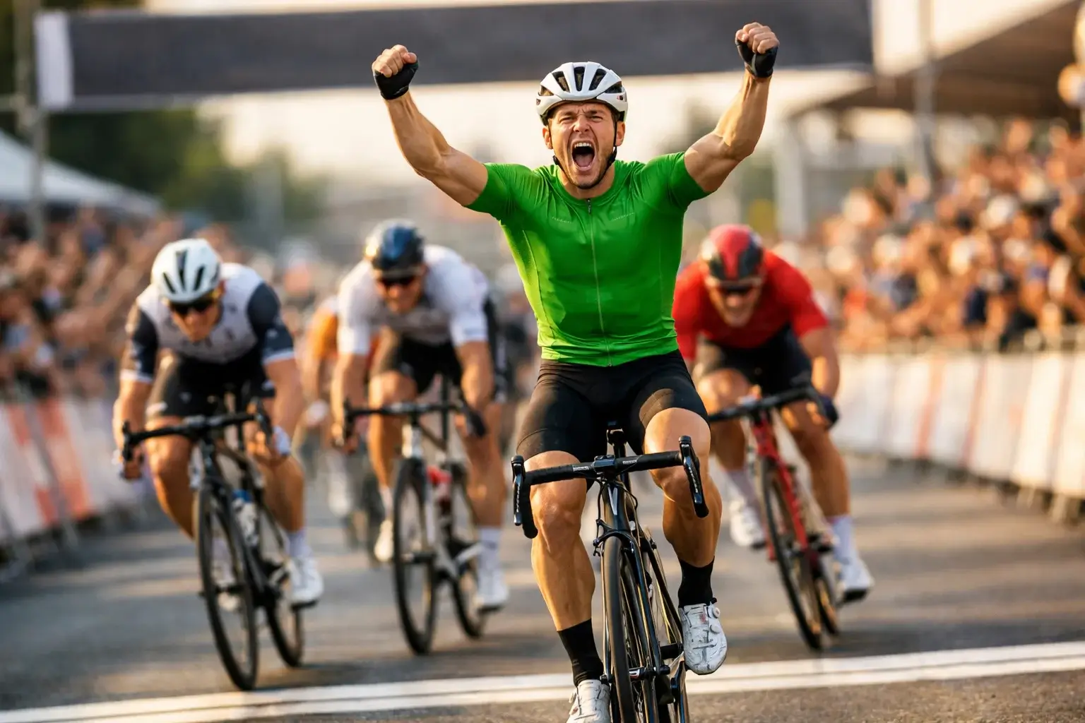 Sprinter in groene trui wint massasprint op Tour de France