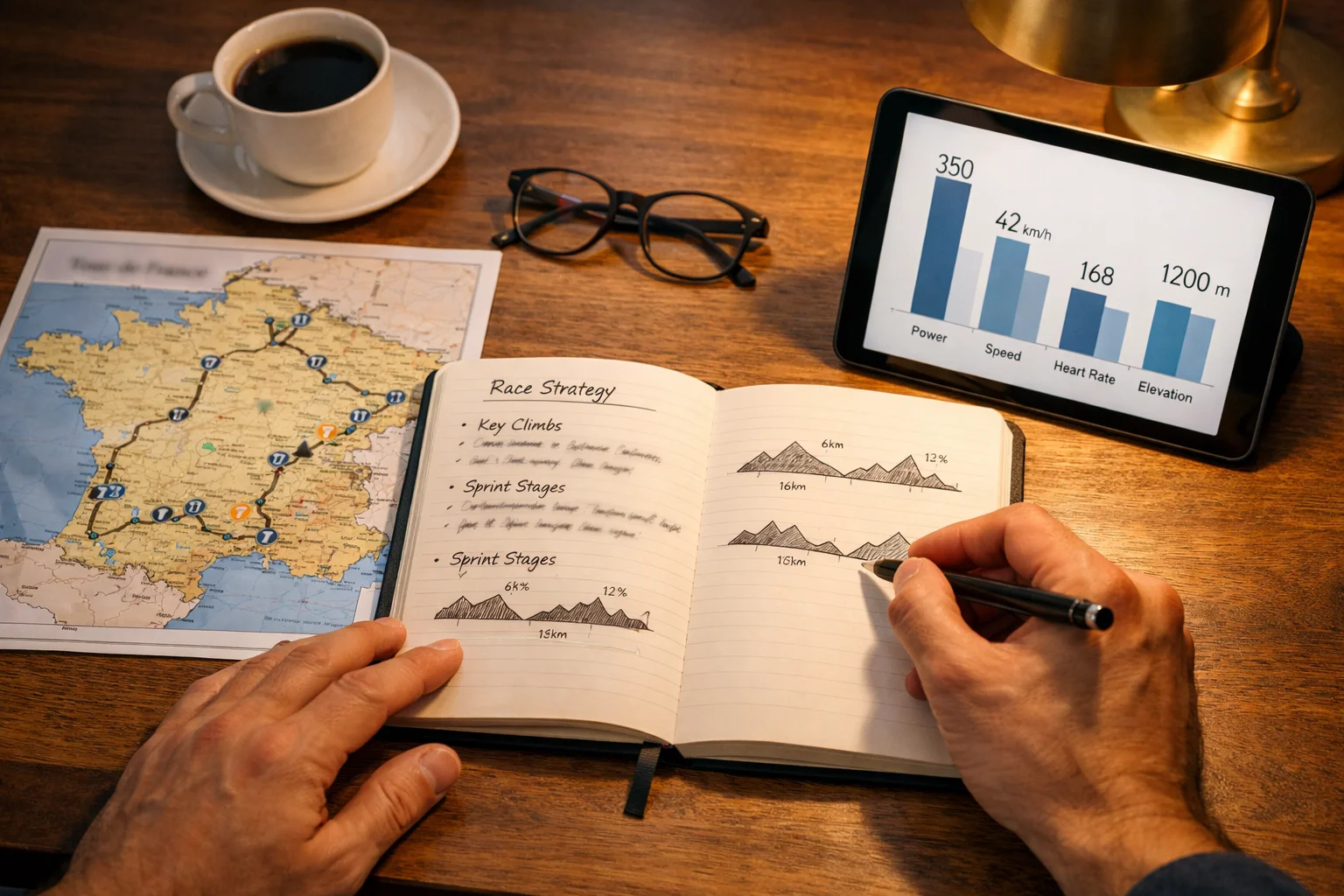 Aantekeningen en analyse voor succesvolle wielrenweddenschappen